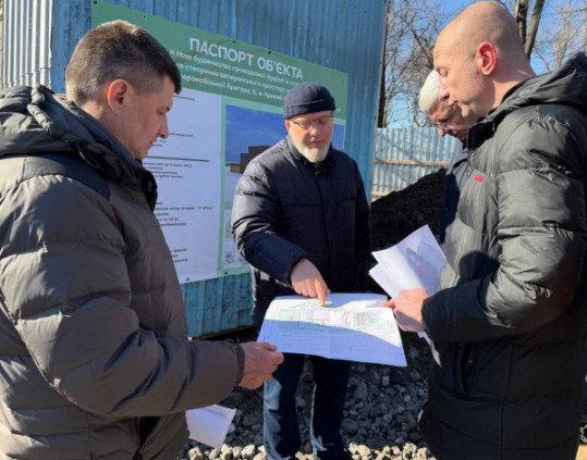 У Кривому Розі триває будівництво нового сучасного Ветеранського простору