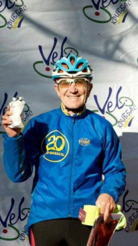 Криворожский ветеран велоспорта - чемпион Всеукраинских игр ветеранов