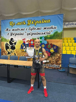 Криворіжець Сергій Яцух став чемпіоном України з греко-римської боротьби серед майстрів