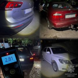 У Кривому Розі п’яний водій врізався у три авто та намагався втекти