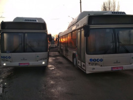 В Кривой Рог приехали 10 новых автобусов, которые скоро выйдут на городские маршруты