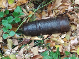 В Кривом Роге школьник нашел боевой снаряд, времен Второй мировой войны