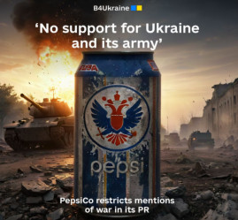 Український офіс компанії PepsiCo заборонив згадувати війну у своїй рекламі — B4Ukraine