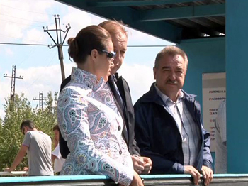 Лидер политической партии «Украина - Вперед!» Наталия Королевская посетила ЮГОК