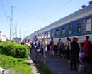 Для вывоза отдыхающих из Крыма Приднепровская железная дорога задействовала 1284 вагона