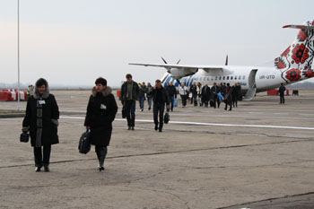 Пассажиропоток в Криворожском аэропорту увеличился