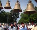 Архиепископ Ефрем освятил колокола для новостроящегося храма на Даманском