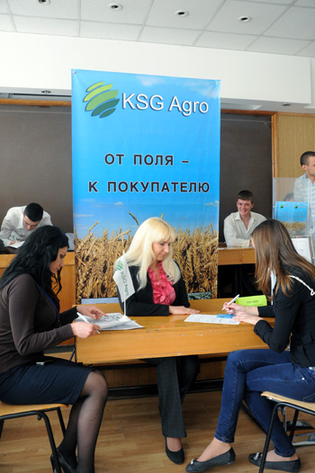 На Днепропетровщине прошла Студенческая ярмарка сельскохозяйственных вакансий-2012