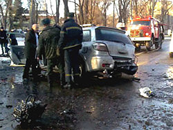 В Кривом Роге «Мицубиси» влетел в дерево (фото)