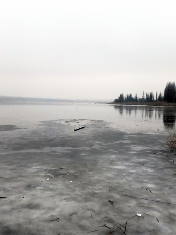 В Кривом Роге пожарный едва не погиб, спасая тонущего рыбака (фото)