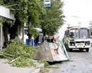 В селе Новолозоватка Криворожского района ураган разрушил 7 домов