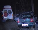 В Кривом Роге 17-летний подросток на иномарке въехал в дерево, пострадало трое людей
